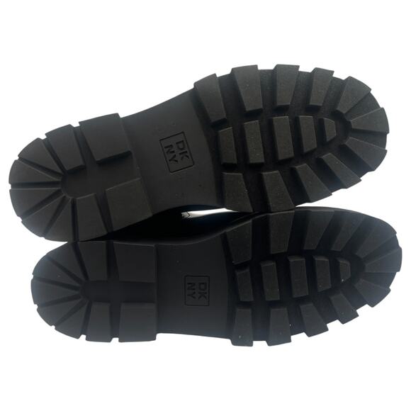 DKNY Senni Chelsea Lug Sole Chunky Platform Ankle Boots Booties Black Size 9 - Picture 5 of 9